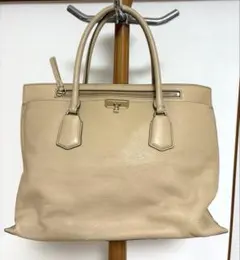 SAZABY レザー　トートバック　ベージュ　A4サイズ　未使用
