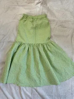 earth music&ecology ギンガムチェックマーメイドスカート