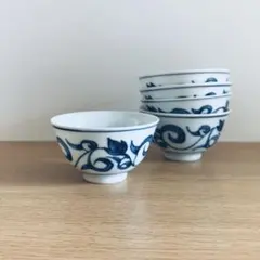 〈平安七甫作・5客〉京焼 煎茶道具 小煎茶碗のサムネイル