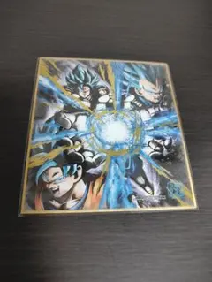 ドラゴンボール色紙アート　ベジットブルー