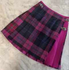 【mimu様専用】✨美品✨オニールオブダブリン　チェックプリーツスカート