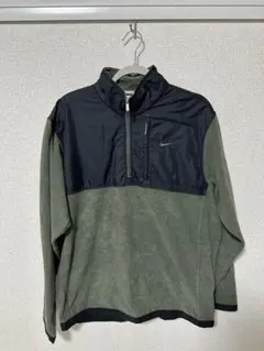 Nike ハーフジップ　オリーブグリーン/ブラック