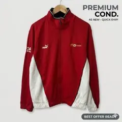 PUMA トラックジャケット アウター 古着 ヴィンテージ レッド 赤