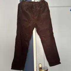 ブラウン コーデュロイ ワークパンツ　GU