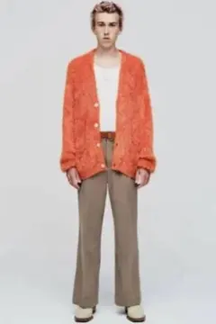 【美品】beams ヴェイパライズ vaporize カーディガン　オレンジのサムネイル
