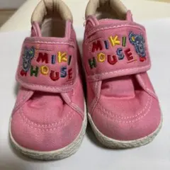 MIKI HOUSE ピンク ベビーシューズ　13cm