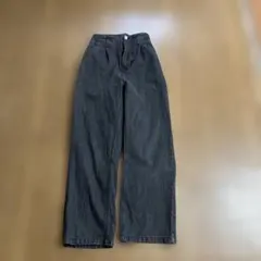 ハイウエスト ストレートデニム ブラックのサムネイル