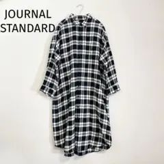 【JOURNAL STANDARD】 フランネル チェック シャツ ワンピース