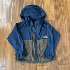 THE NORTH FACE フード付きジャケット ネイビー/ブラウン