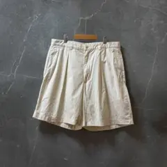 90s POLO GOLF 2タック ショートパンツ ナチュラル W34のサムネイル