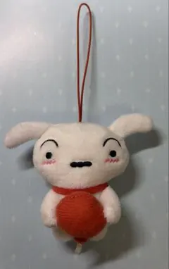 クレヨンしんちゃん　シロ　ぬいぐるみ　キーホルダー