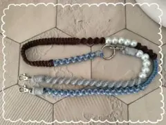 マクラメ　2way スマホショルダーストラップ