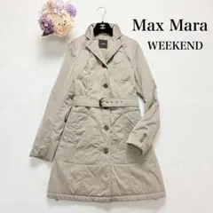 Max Mara マックスマーラ　中綿ナイロンコート　ベージュ　42