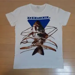 DIESEL 魚グラフィック Tシャツ XLサイズ