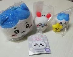 【ちいかわ　関連　未使用３点セット】ハチワレ　モモンガ　ガチャ　カプセルトイ