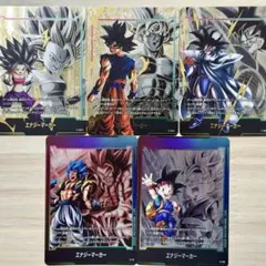 フュージョンワールド エナジーマーカー パラレル3枚 5枚セット 孫悟空 身勝手