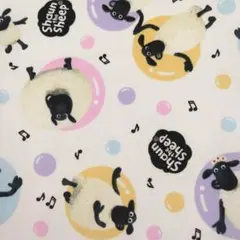「ひつじのショーン」プリントオックス生地　綿100%　112cm幅 x105cm