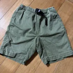 デニムダンガリー グラミチ コラボ ショートパンツ　130㎝ カーキ