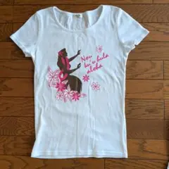 フラダンス Tシャツ ホワイト Mサイズのサムネイル
