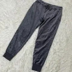 【c2857】イージーパンツ　フリース グレー　ウエストゴム　M