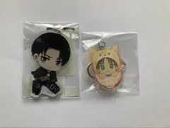 進撃の巨人 リヴァイ エレン アクリルキーホルダー