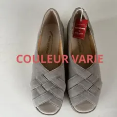 新品★ ★百貨店購入　洗える　クロールバリエ　オープントゥ　パンプス 22.5