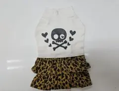 i Dog　小型犬　ワンピース　スカル　レオパード　S