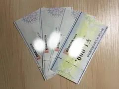 株主優待券 コジマ 3000円分、ビックカメラ 1000円分