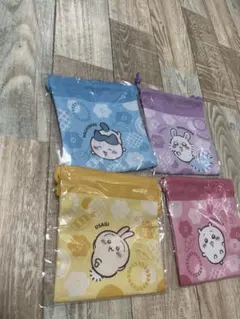 ちいかわ くら寿司 コラボ 巾着袋 4種セット
