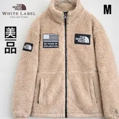 美品　ノースフェイス　ホワイトレーベル　フリース　ボアジャケット　50周年記念