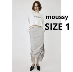 ほぼ未使用‼︎moussy MESH LAYERED CARGO スカートGRAYのサムネイル
