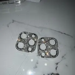 ストーン装飾 カメラレンズカバー iPhone用