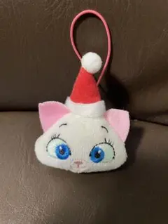 マリーストラップ　ディズニー　サンタ帽のマリーちゃん　クリスマス　オーナメント