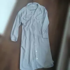 Urban Research グレー シャツワンピース