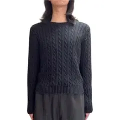 90s L.L.Bean archive cotton cable knit