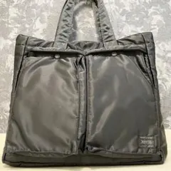 PORTER【70周年記念 美品】トートバッグ 黒 タンカー ビジネス メンズ