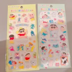 クレヨンしんちゃん　ペタメロウシール2枚セット【正規品】