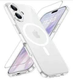 iPhone 17 MagSafe対応クリアケース ガラスフィルム付き