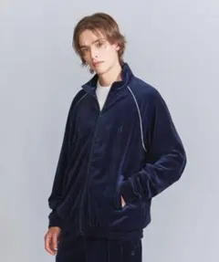 ニューバランス ベロア トラックジャケット アイボリー XL ジャージ 