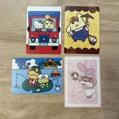 とびだせどうぶつの森　サンリオシール 4枚セット　あつ森