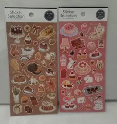 デザインシール　チョコレート　ストロベリー　セリア　バレンタイン