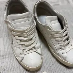 PHILIPPE MODEL ローカットスニーカー ホワイト シルバーのサムネイル