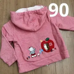 ファミリアパーカー♡90♡リアちゃん♡赤パーカー♡美品