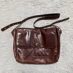 ショルダーバッグ ヴィンテージ　本革？　ブラウン