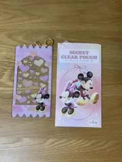 ディズニーストア　シークレットクリアポーチ　ミニー