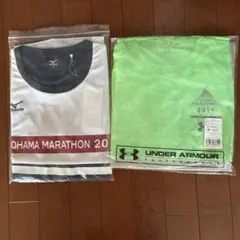 横浜マラソン初開催の2015年と2019年のTシャツ2枚セット