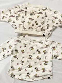 【バラ売り可能】futafutaミッキー　トレーナー　　薄手