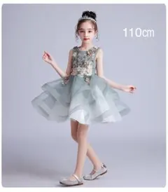 110新作　お花モチーフ　キッズドレス　発表会　お誕生日