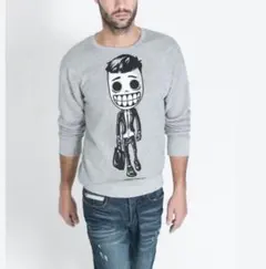 ZARA グレー スウェットシャツ Sサイズ