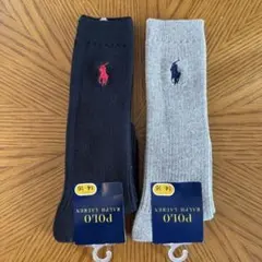 新品★ポロラルフローレン ハイソックス2足　14〜16cm